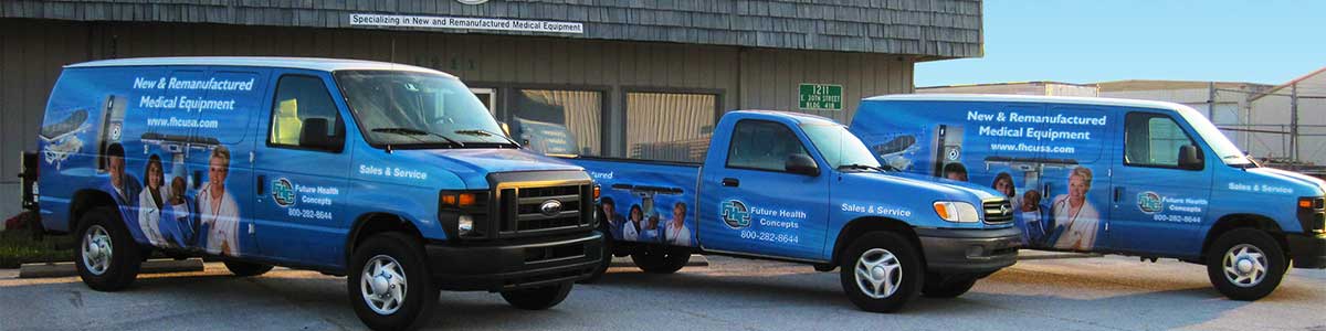 Fleet vehicle wrap for FHC